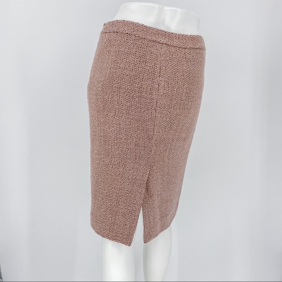 Moschino High-Waisted Pink Wool Skirt Size 6 - Picture 4 of 9